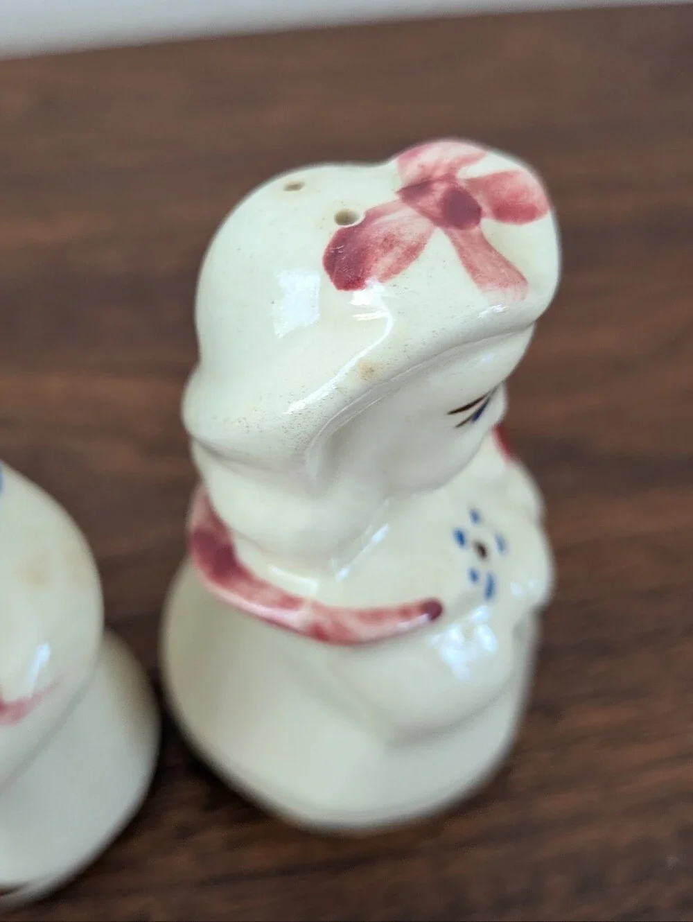 Vintage Shawnee Sailor Boy & Bo Peep Salt and Pepper Shakers Hand Painted